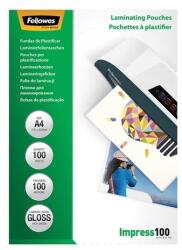 Fellowes meleglamináló fólia (100 db, A4, fényes, 100 mikron) (5351111)