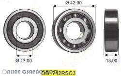 KOYO DG 1742 RS/C3 KOYO Csapágy (DG1742RSC3KOYO)