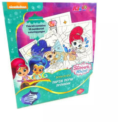Kiddo Books Shimmer & Shine 7010 kifestőkönyv lányoknak (KIDDO7010)