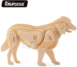 Rowood 3D Fa Puzzle háziállat Kutya 24 db JP111 (JP111)
