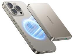 JOYROOM jr-pbm08 pro vésztöltő type-c aljzat (10000mah, 25w, pd gyorstöltő, led jelzés) titánszürke (JR-PBM08_PRO)