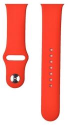 DEVIA Apple Watch Series 5 40mm deluxe sport pótszíj (egyedi méret, kicsi, szilikon, állítható) piros (GP-165920)