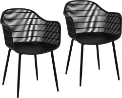 Fromm & Starck Szék - 2 db-os készlet - 150 kg-ig - ülőfelület 45 x 44 cm - fekete (STAR_SEAT_08)