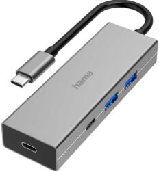 Hama Hub USB Hama 200136, 2 x USB-C, 2 x USB-A (Gri) (Hama 200136)