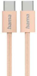 Hama Кабел Hama - Fabric, USB-C/USB-C, 1 m, оранжев (201727)