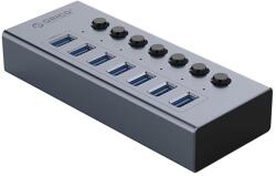 ORICO BT2U3-7AB Hub 7x USB-A 3.0 with switches - gray