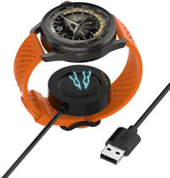 Techsuit - Vezeték nélküli töltőkábel okosórákhoz (TXC9) - Xiaomi Watch S4 Sporthoz, USB - Fekete