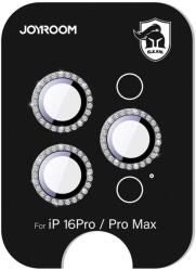 JOYROOM JR-MSJ0307 üvegfólia iPhone 16 Pro/16 Pro Max kamera lencsékhez - Fekete
