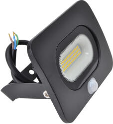 TRACON RSMDLM20 SMD fényvető mozgásérzékelővel, fekete 220-240V AC, 20W, 4000K,