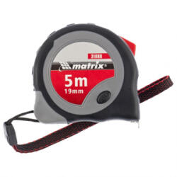 MTX 5mx19mm mérőszalag folyamatos rögzítés gumírozott (310887) (310887)