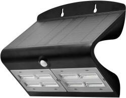 TRACON LSLBB7W Napelemes LED fali világítótest mozgásérzékelővel, 6, 8 W, 4000 K,