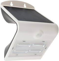 TRACON LSLBW3W Napelemes LED fali világítótest mozgásérzékelővel, 3, 2 W, 4000 K,
