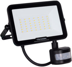 TRACON RSMDSM30W LED fényvető SAMSUNG chippel, mozgásérzékelős 220-240V AC, 30W,
