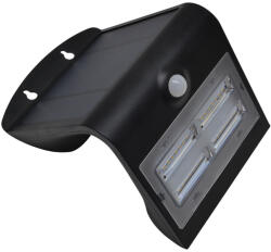 TRACON LSLBB3W Napelemes LED fali világítótest mozgásérzékelővel, 3, 2 W, 4000 K,