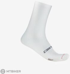 Castelli ESPRESSO 18 zokni, fehér (XL)
