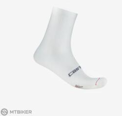 Castelli ESPRESSO 12 zokni, fehér (XL)