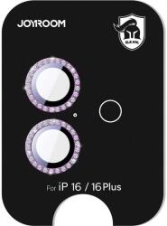 JOYROOM JR-MSJ0275 védőüveg iPhone 16/16 Plus lencsékhez - rózsaszín, üvegfólia