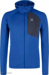 Montura VERTIGO POWER GRID HOODED pulóver, b. blue/graphite blue (M)