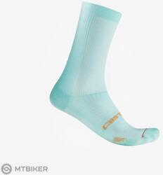 Castelli ESPRESSO 18 zokni, világoskék (L/XL)