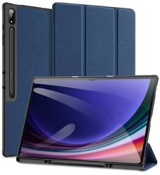 Dux Ducis Samsung Tab S9 Ultra Wifi Dux Ducis Domo Tok Álló, Bőr Hatású Aktív Flip, Ceruza Tartó, Sötétkék