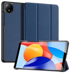Dux Ducis Redmi Pad Se 8.7 Dux Ducis Domo Tok Álló, Bőr Hatású Aktív Flip, Textil Minta, Sötétkék