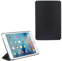 Gigapack Carcasă pentru birou, cu efect de piele (flip activ, deschidere laterală, funcție de suport de birou TRIFOLD, model textil) NEGRU GP-70040 (GP-70040)