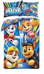 Halantex Paw Patrol: Set lenjerie de pat, bumbac - 140 x 200 cm (PAW 710BL) Lenjerie de pat