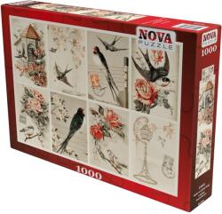 Nova Puzzle Puzzle Nova puzzle din 1000 piese - Colaj vintage (41010) Puzzle