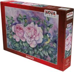 Nova Puzzle Puzzle Nova puzzle din 1000 piese - Doi trandafiri roz (41096) Puzzle