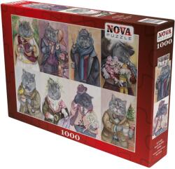 Nova Puzzle Puzzle Nova puzzle din 1000 piese - Colaj cu pisici britanice (41103) Puzzle