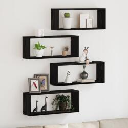 vidaXL Стени за рафтове 4 бр. Черния дъб 60 x 15 x 23 cm (862646)