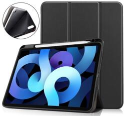 Gigapack Carcasă permanentă, efect piele (flip activ, deschidere laterală, suport desktop TRIFOLD, suport Apple Pencil) NEGRU GP-101717 (GP-101717)