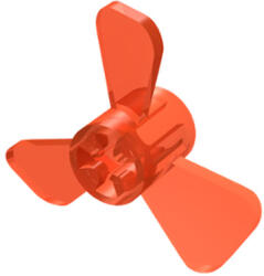 LEGO® Alkatrészek (Pick a Brick) Átlátszó Neonnarancs Propeller 3 Éllel 3 Átmérő 604116 (604116)