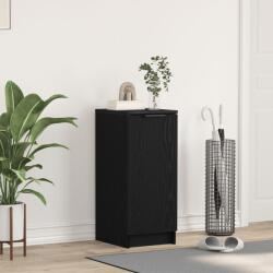 vidaXL Шкаф за обувки Черния дъб 29, 5 x 35 x 70 см Инженерна дървесина (862778)