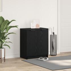 vidaXL Шкаф за обувки Черния дъб 59 x 35 x 70 см Инженерна дървесина (862100)
