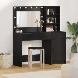 vidaXL Тоалетка 2 бр. Черно 78, 5 x 41 x 135 см Инженерна дървесина (3334264)