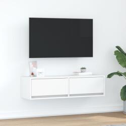 vidaXL ТВ шкаф 100 x 31 x 25, 5 см Бяло Инженерна дървесина (861526)