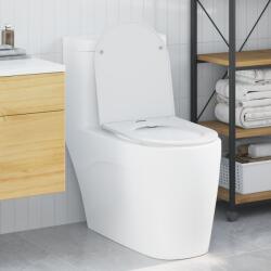 vidaXL Тоалетна седалка Бяло 47 x 36 x 3, 4 см Дуропласт (42002369)