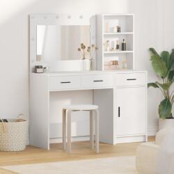 vidaXL Тоалетка 2 бр. Бяло 78, 5 x 41 x 135 см Инженерна дървесина (3334263)