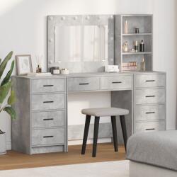 vidaXL Тоалетка 3 бр. Циментено сиво 78, 5 x 41 x 135 см (3334212)