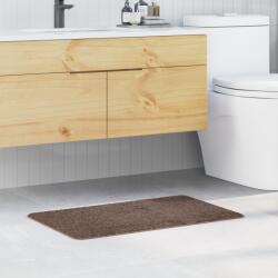 vidaXL Килимче за баня с антихлъзгаща повърхност Кафяво 50 x 80 cm ПП (4019827)