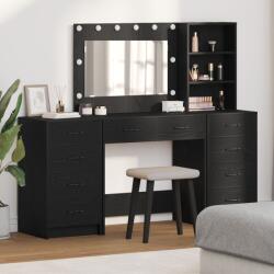vidaXL Тоалетка 3 бр. Черния дъб 78, 5 x 41 x 135 см (3334210)