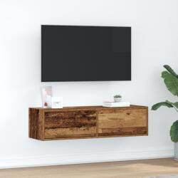 vidaXL ТВ шкаф 100 x 31 x 25, 5 см Старо дърво Инженерна дървесина (861533)