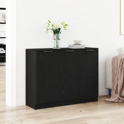 vidaXL Служебен шкаф Черния дъб 90, 5 x 30 x 70 см Инженерна дървесина (862740)
