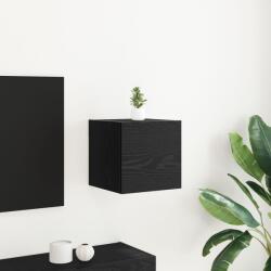vidaXL Стенен ТВ кабинет 30, 5 x 30 x 30 см Черен дъб (862576)