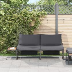 vidaXL Градински диван Антрацит 200, 5 x 70 x 85, 5 см Стомана (42007549)