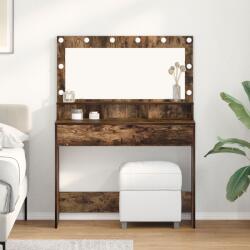 vidaXL Тоалетка Димян дъб 100 x 41 x 135 см Инженерна дървесина (865104)