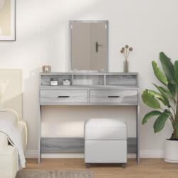 vidaXL Тоалетка Сив Сонома 100 x 41 x 140 см Инженерна дървесина (865150)