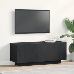 vidaXL ТВ шкаф 100 x 35 x 40 см Черния дъб Инженерна дървесина (862564)