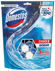 Domestos Power5 WC frissítő blokk Ocean 5 x 55g (8710447222607)